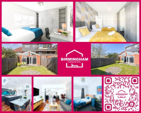 Stunning 6 Bedroom House with 9 Beds & 3 Bathrooms by NEC, JLR and HS2 Contractors by Birmingham Contractor Stays